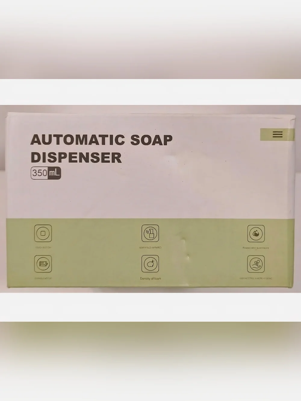 Automatic Soap Dispenser 350mL /11.8 oz Touchless Gel Soap Sensor  White NIB